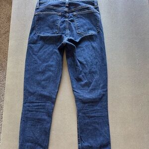 J. Crew classic blue jeans 9” high rise toothpick
